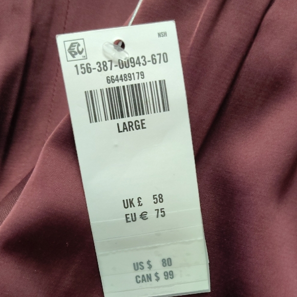 Abercrombie & Fitch Burgundy Pajama Pants - Picture 2 of 13